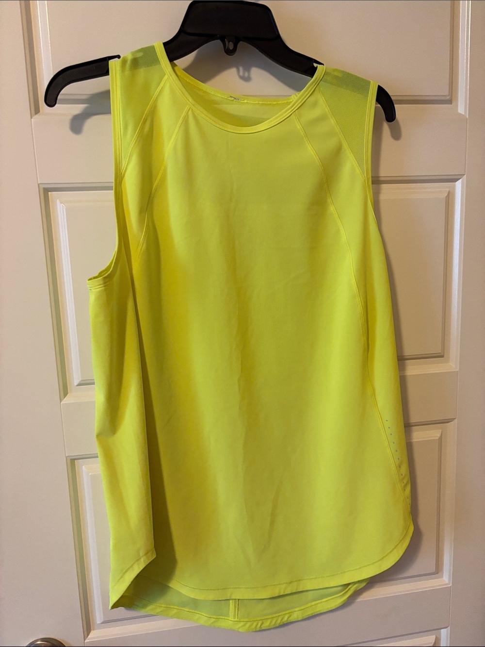 lululemon athletica Neon Yellow Sleeveless Performance Tank